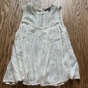 American Eagle White Tank Top